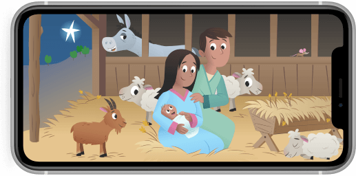 iPhone preview of Bible App For Kids